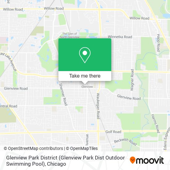 Glenview Park District (Glenview Park Dist Outdoor Swimming Pool) map