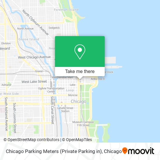 Chicago Parking Meters (Private Parking in) map
