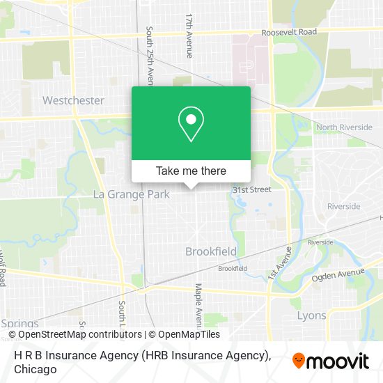 Mapa de H R B Insurance Agency (HRB Insurance Agency)