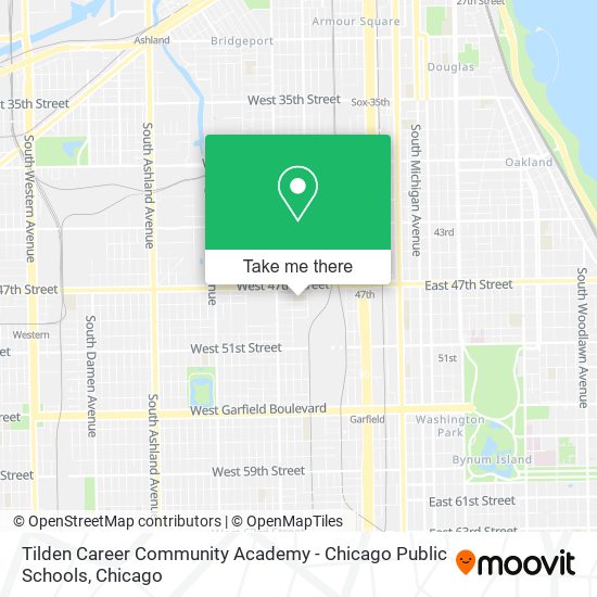 Mapa de Tilden Career Community Academy - Chicago Public Schools