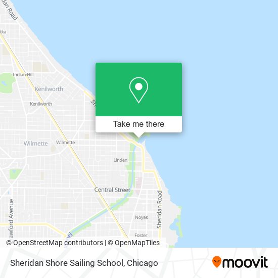 Mapa de Sheridan Shore Sailing School