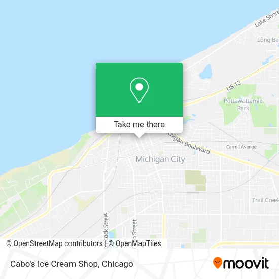 Cabo's Ice Cream Shop map