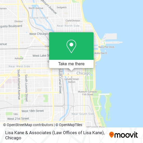 Mapa de Lisa Kane & Associates (Law Offices of Lisa Kane)