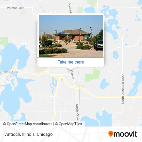 Antioch, Illinois map