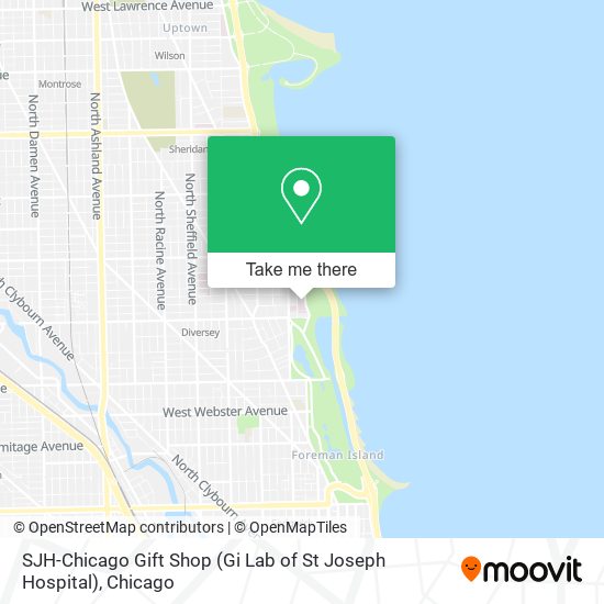 Mapa de SJH-Chicago Gift Shop (Gi Lab of St Joseph Hospital)
