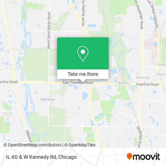 IL-60 & W Kennedy Rd map