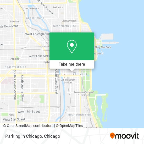 Parking in Chicago map