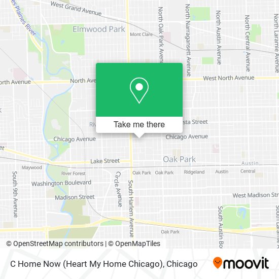 Mapa de C Home Now (Heart My Home Chicago)