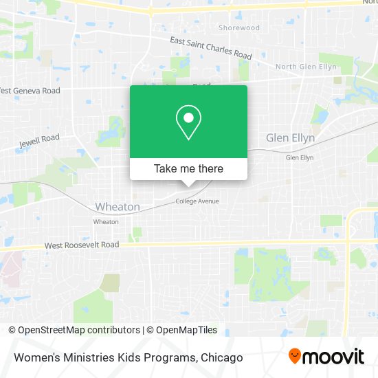 Women's Ministries Kids Programs map