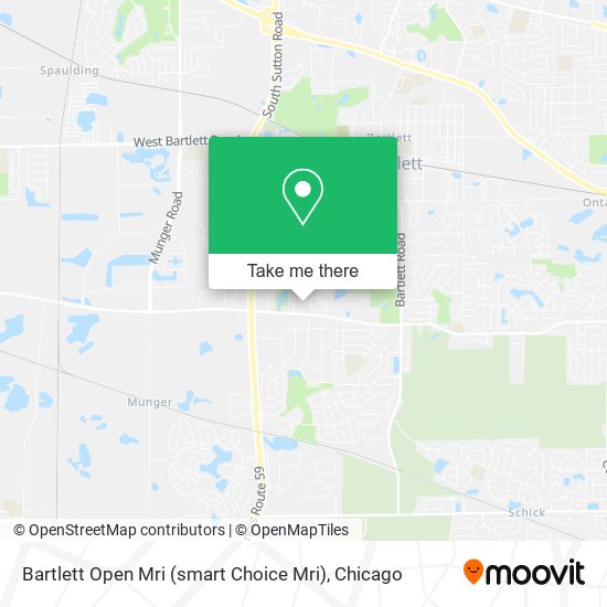 Bartlett Open Mri (smart Choice Mri) map