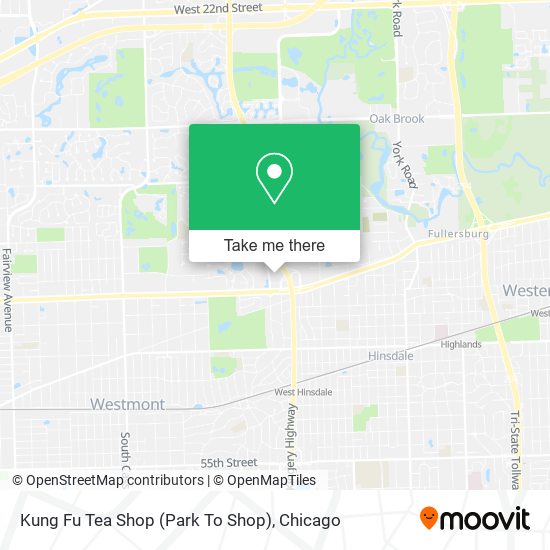 Mapa de Kung Fu Tea Shop (Park To Shop)