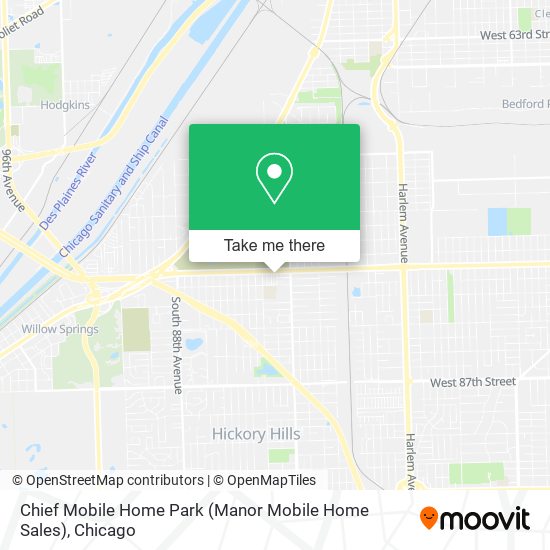 Mapa de Chief Mobile Home Park (Manor Mobile Home Sales)