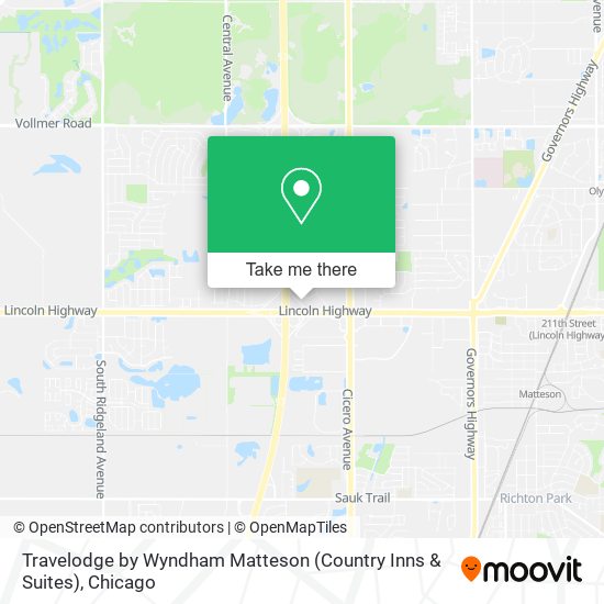 Travelodge by Wyndham Matteson (Country Inns & Suites) map