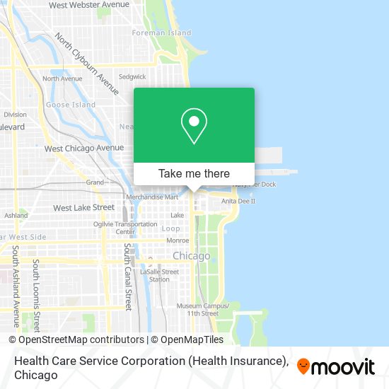 Health Care Service Corporation (Health Insurance) map