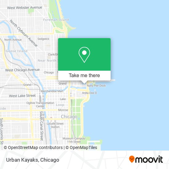 Urban Kayaks map