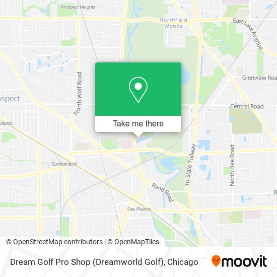 Mapa de Dream Golf Pro Shop (Dreamworld Golf)