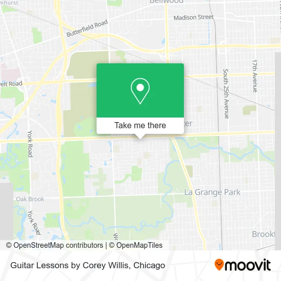 Guitar Lessons by Corey Willis map