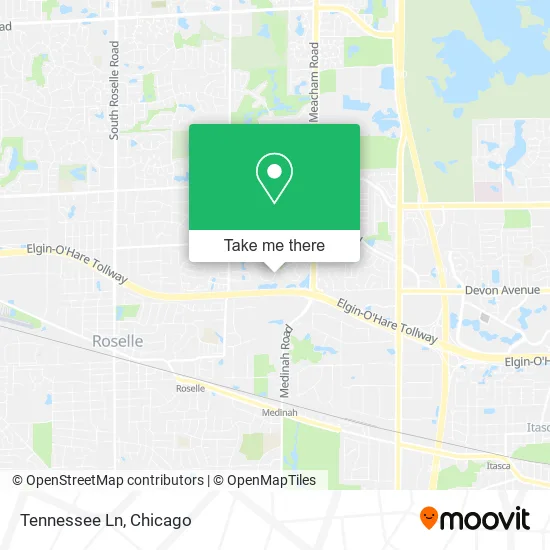 Tennessee Ln map