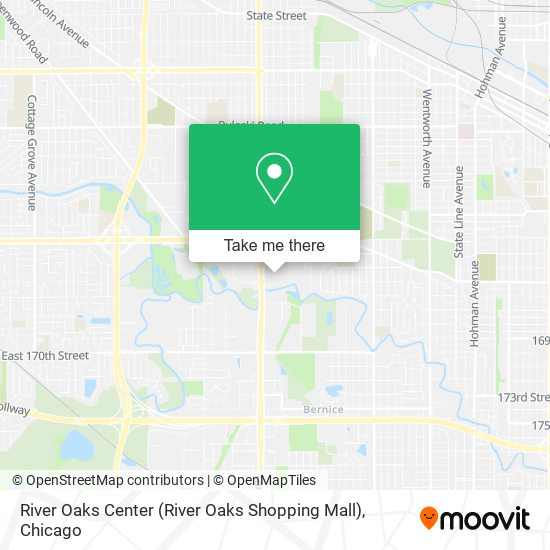 Mapa de River Oaks Center (River Oaks Shopping Mall)
