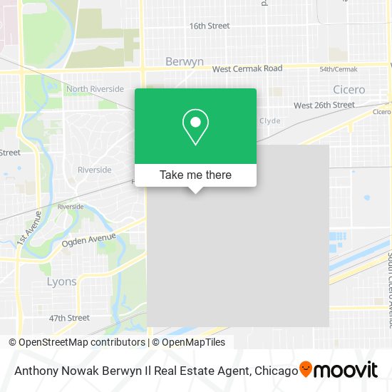 Anthony Nowak Berwyn Il Real Estate Agent map