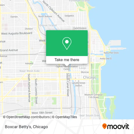 Mapa de Boxcar Betty's