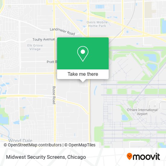 Mapa de Midwest Security Screens