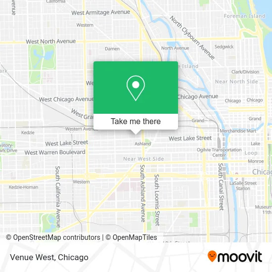 Venue West map
