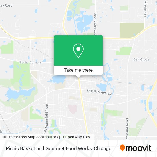 Mapa de Picnic Basket and Gourmet Food Works