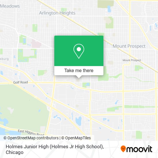 Mapa de Holmes Junior High (Holmes Jr High School)