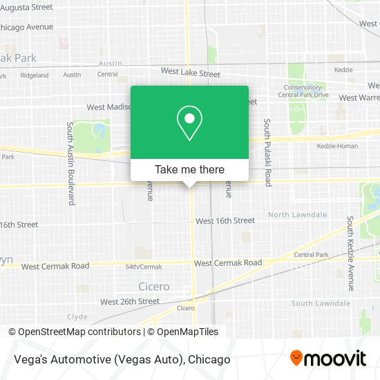 Vega's Automotive (Vegas Auto) map