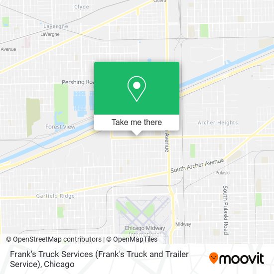 Mapa de Frank's Truck Services (Frank's Truck and Trailer Service)
