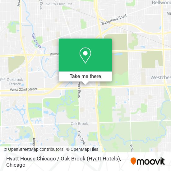 Hyatt House Chicago / Oak Brook (Hyatt Hotels) map