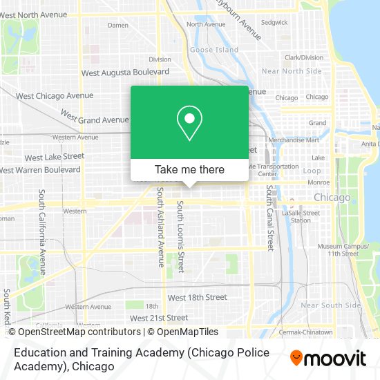 Mapa de Education and Training Academy (Chicago Police Academy)