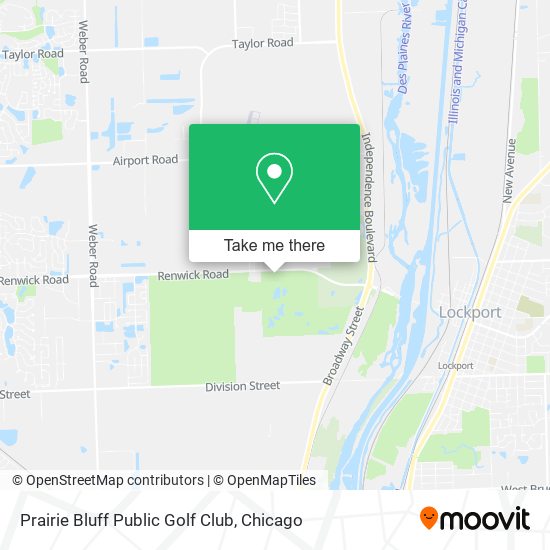 Mapa de Prairie Bluff Public Golf Club