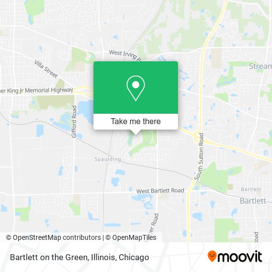Bartlett on the Green, Illinois map
