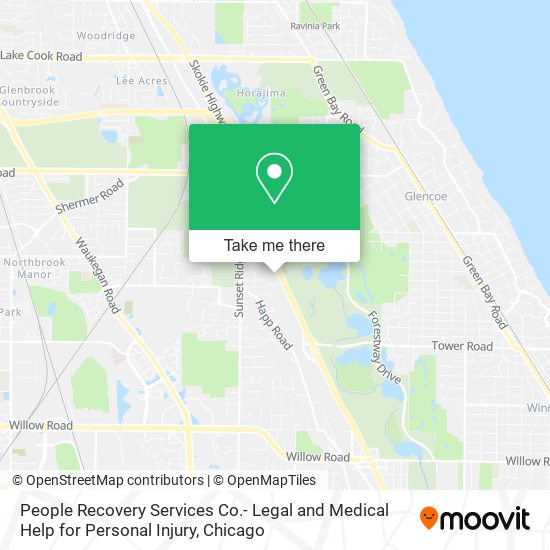 People Recovery Services Co.- Legal and Medical Help for Personal Injury map