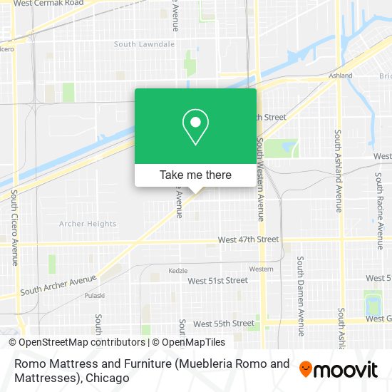 Romo Mattress and Furniture (Muebleria Romo and Mattresses) map