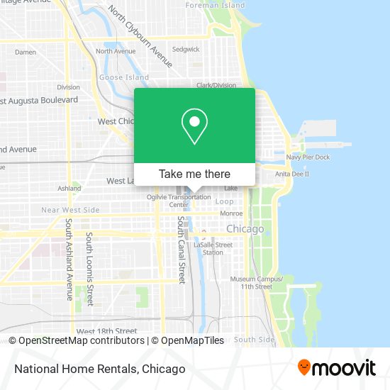 National Home Rentals map