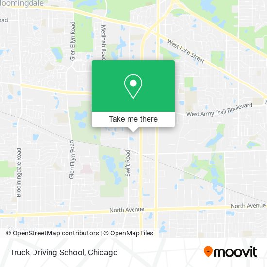 Truck Driving School map