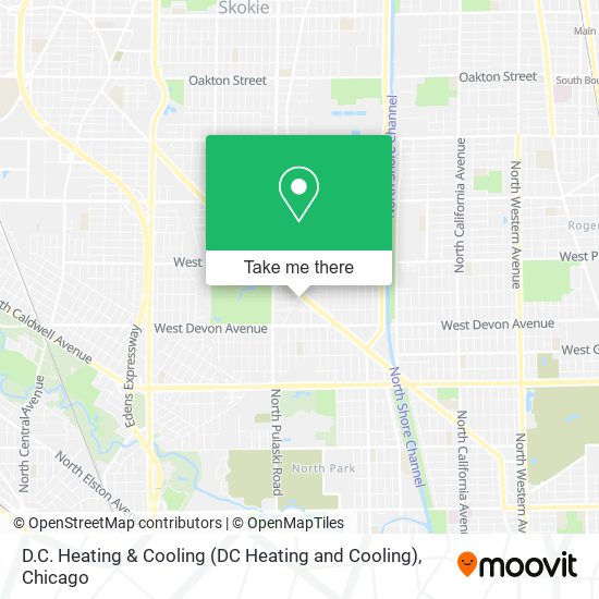 Mapa de D.C. Heating & Cooling (DC Heating and Cooling)