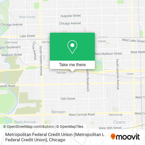 Metropolitan Federal Credit Union map