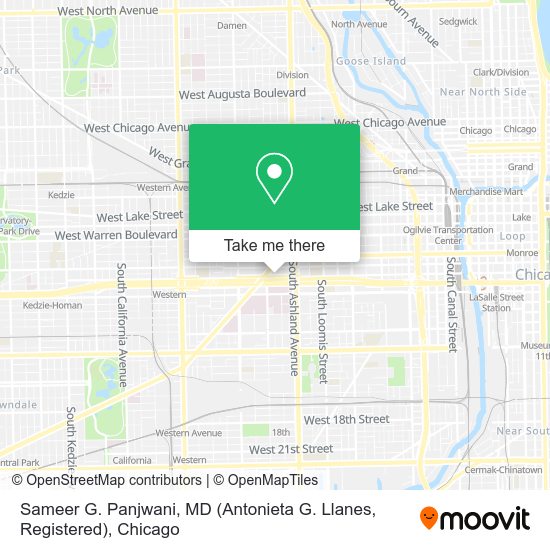 Sameer G. Panjwani, MD (Antonieta G. Llanes, Registered) map