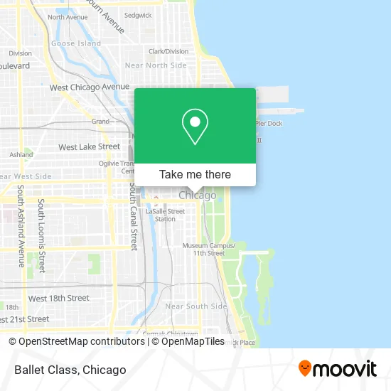 Ballet Class map