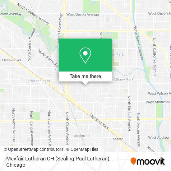 Mayfair Lutheran CH (Sealing Paul Lutheran) map