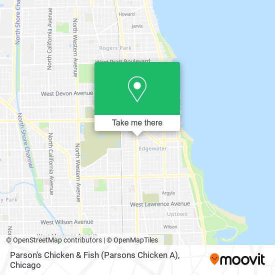 Mapa de Parson's Chicken & Fish (Parsons Chicken A)
