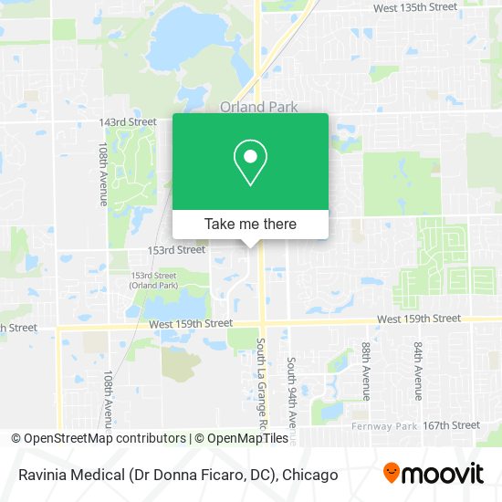 Ravinia Medical (Dr Donna Ficaro, DC) map