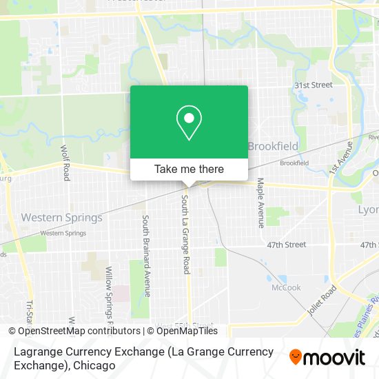 Mapa de Lagrange Currency Exchange (La Grange Currency Exchange)