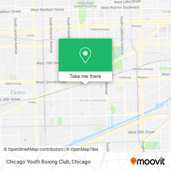 Chicago Youth Boxing Club map