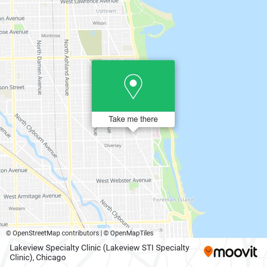 Mapa de Lakeview Specialty Clinic