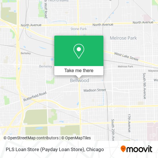 PLS Loan Store (Payday Loan Store) map